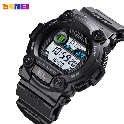 SKMEI 1633 New Men's Watches SKMEI Sports Digital Alarm LED Wristwatch For Male Gift Waterproof Electronic Women Clock Relojes Hombre