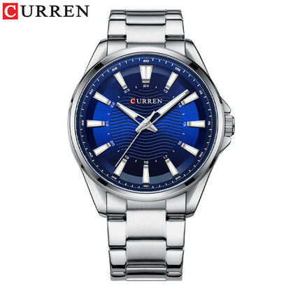Men's Watch Business Men's Watch Steel Band Watch Quartz Watch