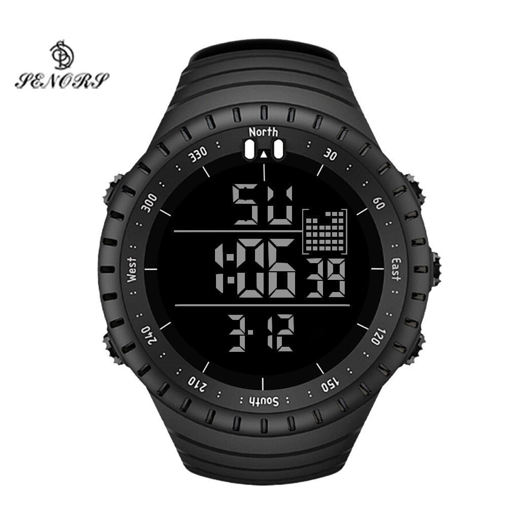 Senors Digital Watch Sport Men Outdoor Waterproof Digital Watches LED Electronic Wristwatch Military Alarm Male Clock Relogio