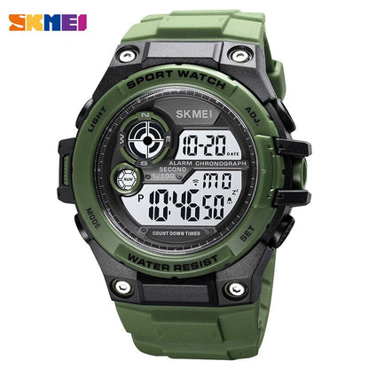 SKMEI 1759 2021 New Sport Watches 100M Waterproof Digital Watch Fashion Countdown Chrono Clock Men Casual LED Display Hour Reloj Hombe