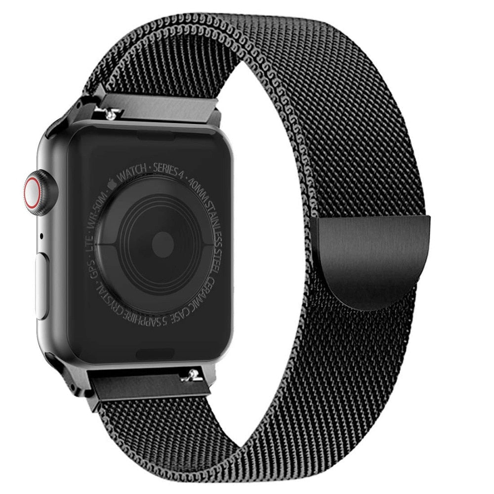 Milanese Loop For Apple Watch band 42mm/38mm iwatch strap 44mm/40mm Stainless Steel Bracelet watchband Apple watch 4/3/2/1