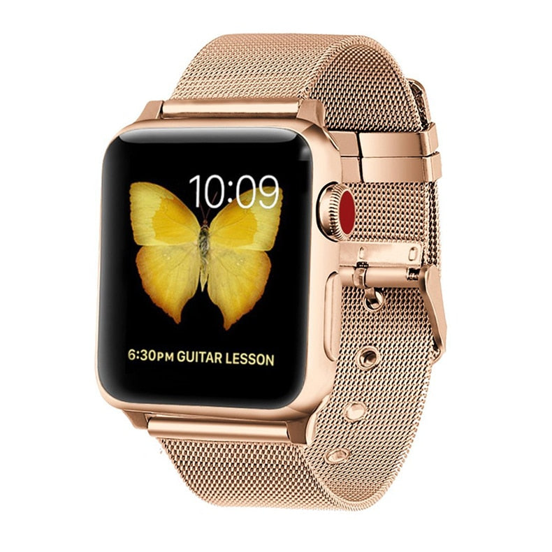 38mm 42mm Stainless Steel mesh Bracelet Watchband Apple Watch 4 3 2 1