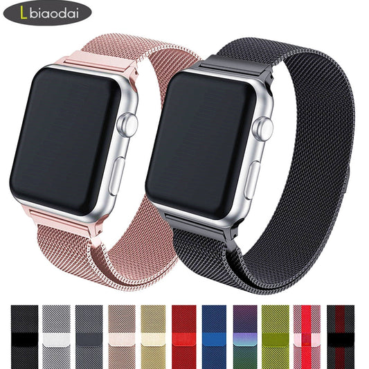 Milanese Loop For Apple Watch band 42mm/38mm iwatch strap 44mm/40mm Stainless Steel Bracelet watchband Apple watch 4/3/2/1