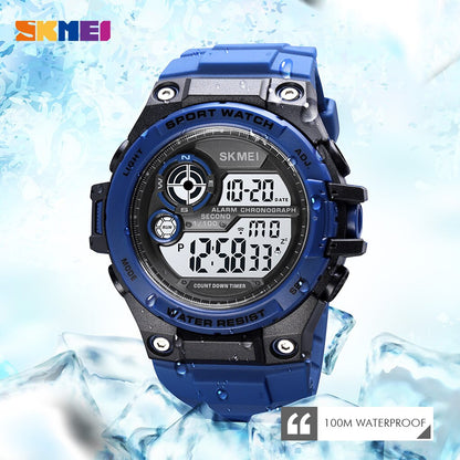 SKMEI 1759 2021 New Sport Watches 100M Waterproof Digital Watch Fashion Countdown Chrono Clock Men Casual LED Display Hour Reloj Hombe
