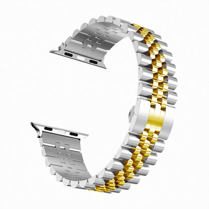 Applicable to Apple watch new five-bead stainless steel strap 1-6 on behalf of the watch strap iwatch steel strap