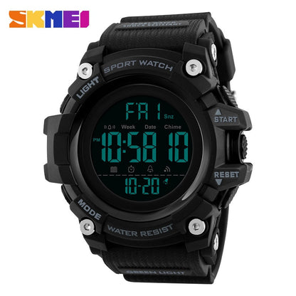 SKMEI  1384 Men's Sports Watch Fashion Digital Mens Watches Waterproof Countdown Dual Time shock Wristwatches Relogio Masculino