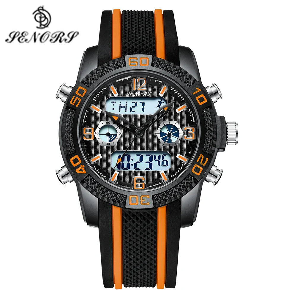 Senors Digital Watch Top Luxury Digital Watch Sport Men Watches Electronic LED Male Wrist Watch For  Men Clock