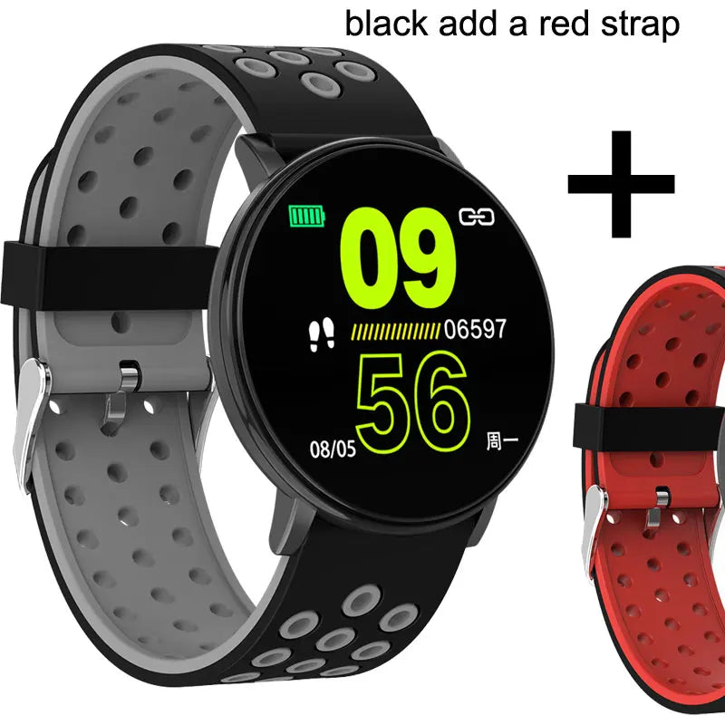 Fitness Bracelet 1.3'' Screen Smart Bracelet Blood Pressure Heart Rate Monitor Fitness Tracker Waterproof Ip67 Smart Band Watch