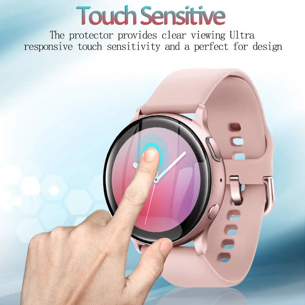 Glass For Samsung Galaxy Watch Active 2 44mm 40mm/46mm/42mm/3 45mm-41mm Gear S3 Frontier/S2/Sport 3D HD Film Screen Protector