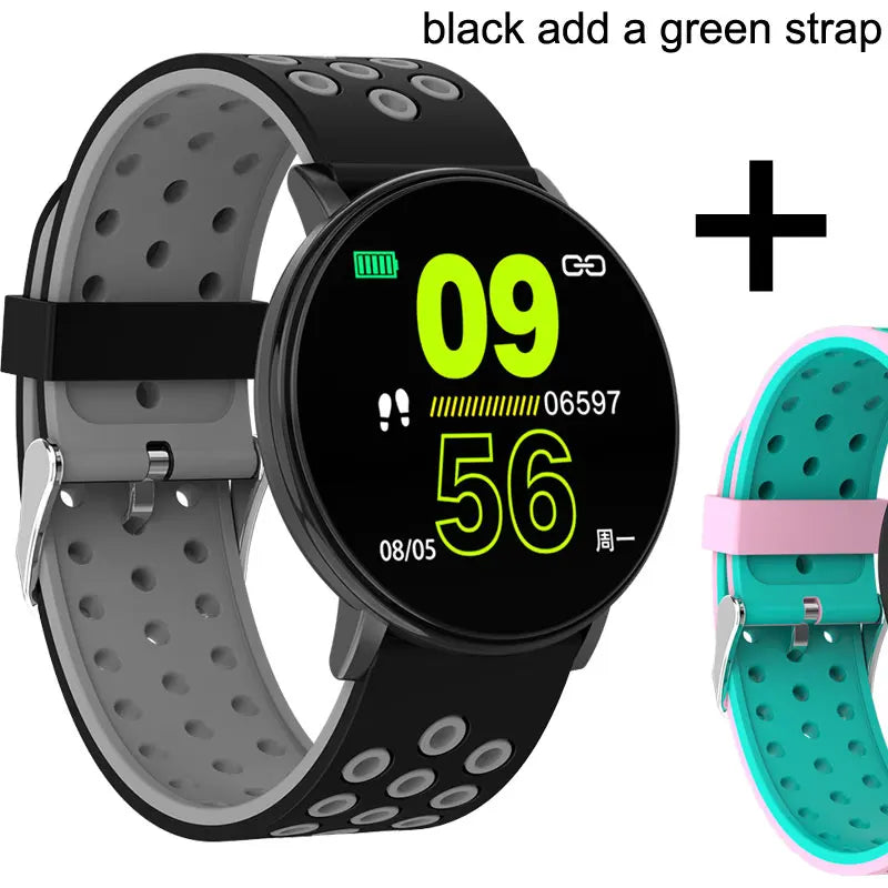 Fitness Bracelet 1.3'' Screen Smart Bracelet Blood Pressure Heart Rate Monitor Fitness Tracker Waterproof Ip67 Smart Band Watch