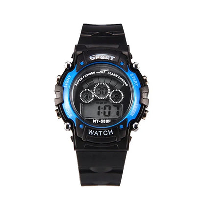 Men's multi-function digital wristwatches outdoor sports luminous black LED watch student watches